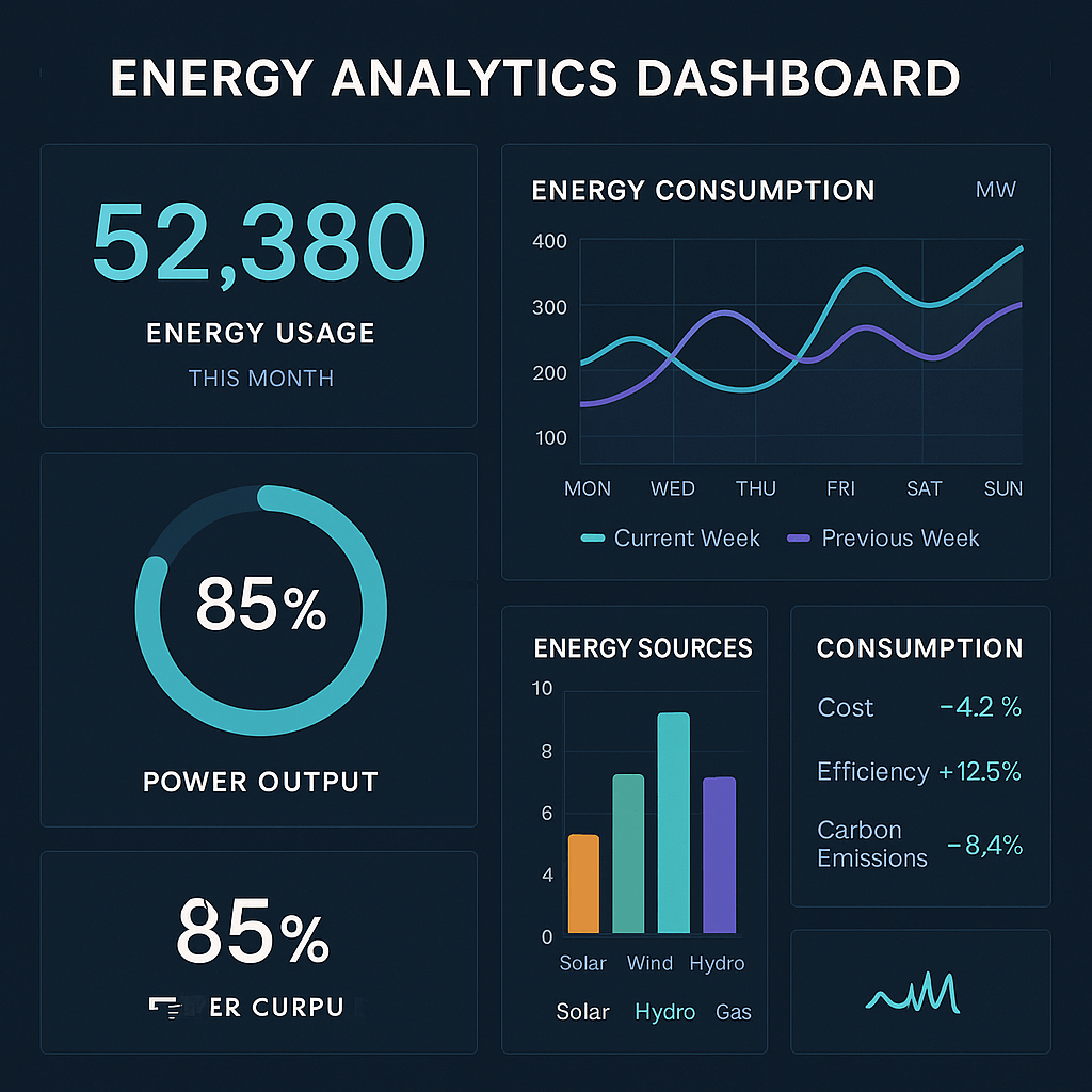 Energy analytics dashboard